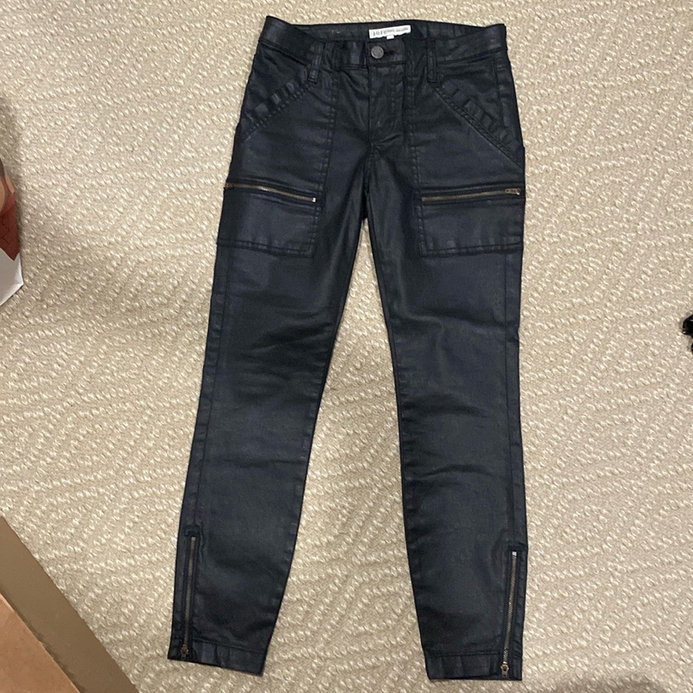 Women’s Joie black coated pants size 27 - worn once